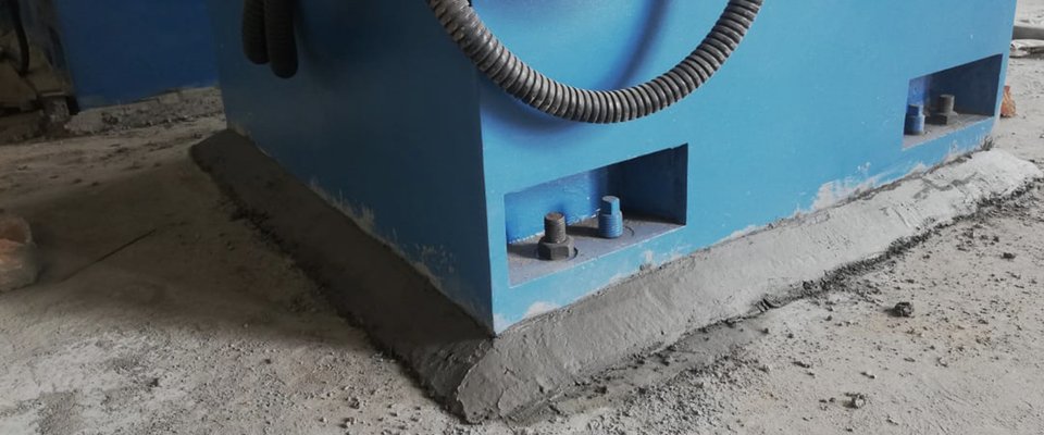 HMC Lathe Machine Foundation